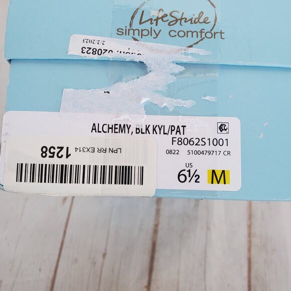 Preowned Lightly Used LifeStride Alchemy Flats Black Size 6.5 - Picture 12 of 14